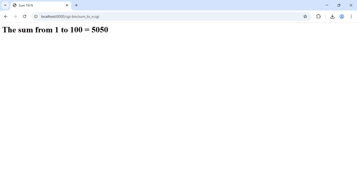 POST Request Output